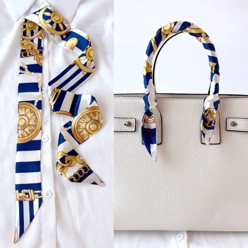 Skinny Long Hair Strip Women S - đánh giá và giá Silk Neck Scarf
