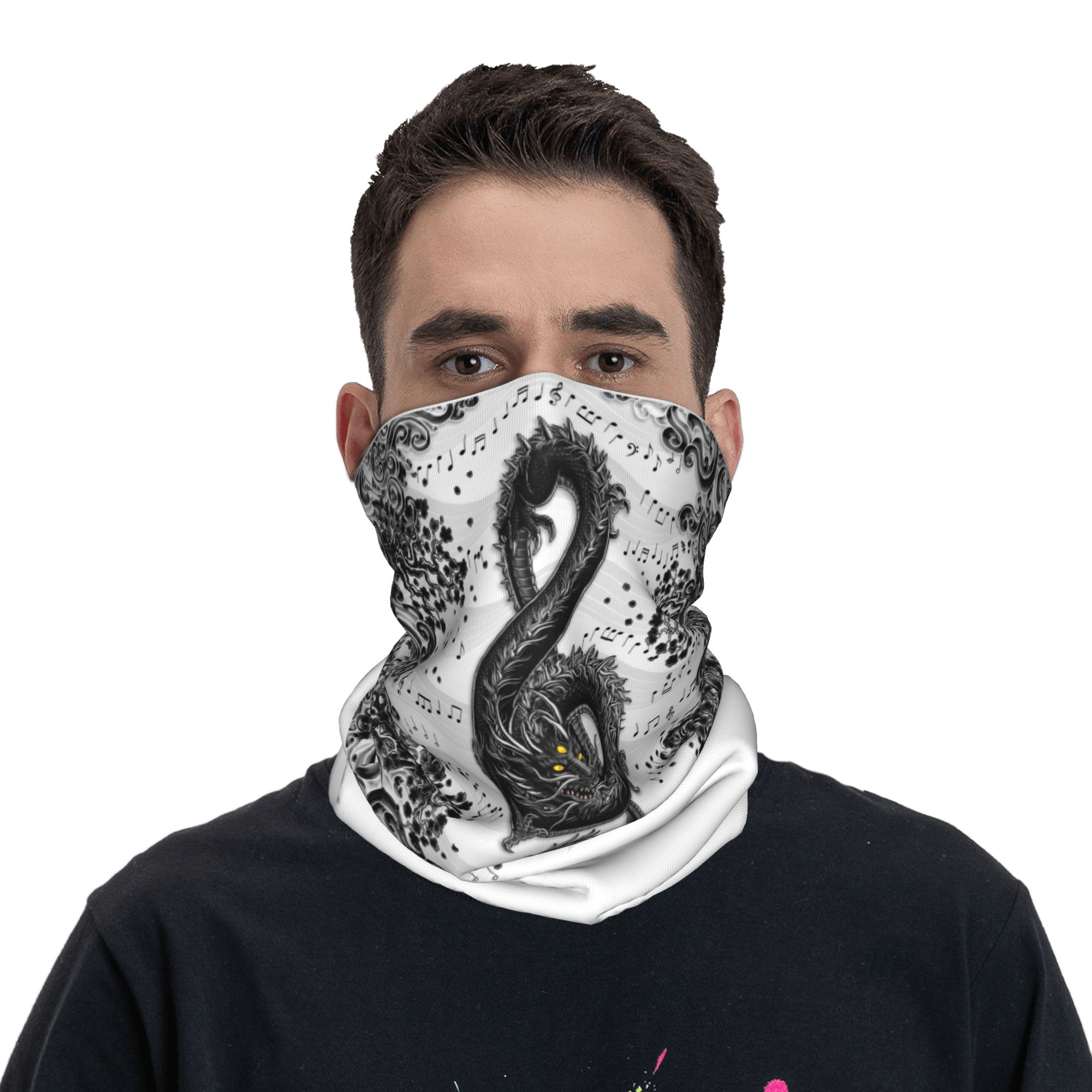 Custom Treble Clef Music Drago - đánh giá và giá Neck Warmer Tube