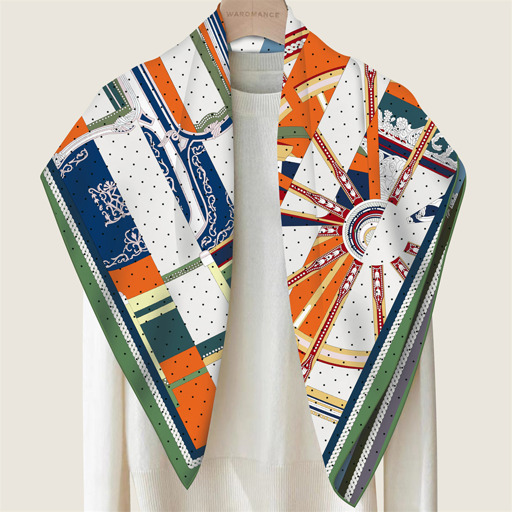 POBING Hand Rolled Twill Silk  - đánh giá và giá Scarf Silk Square